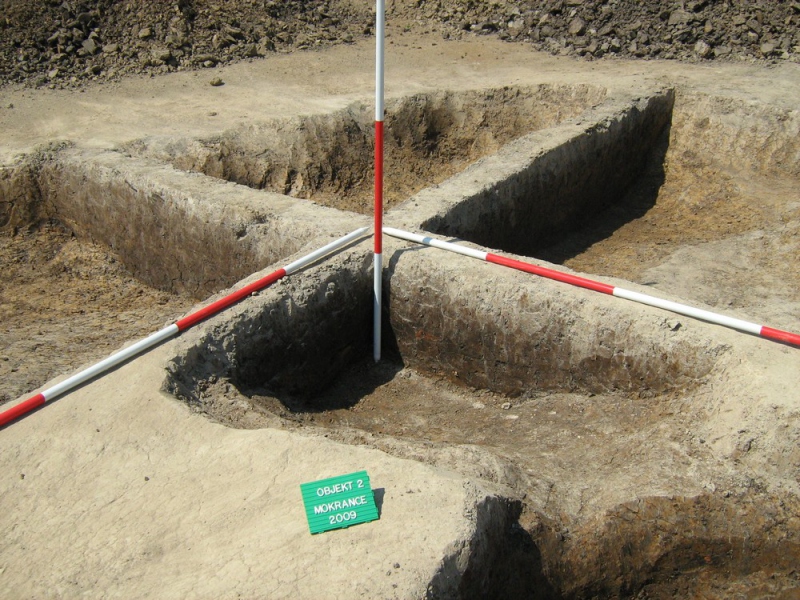 Mokrance - archeologický výkop
